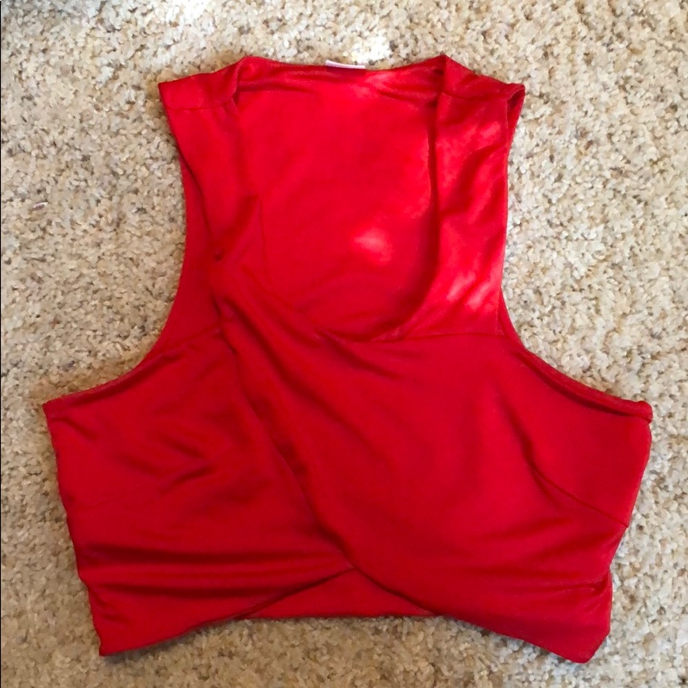 Women’s Red Crop Top